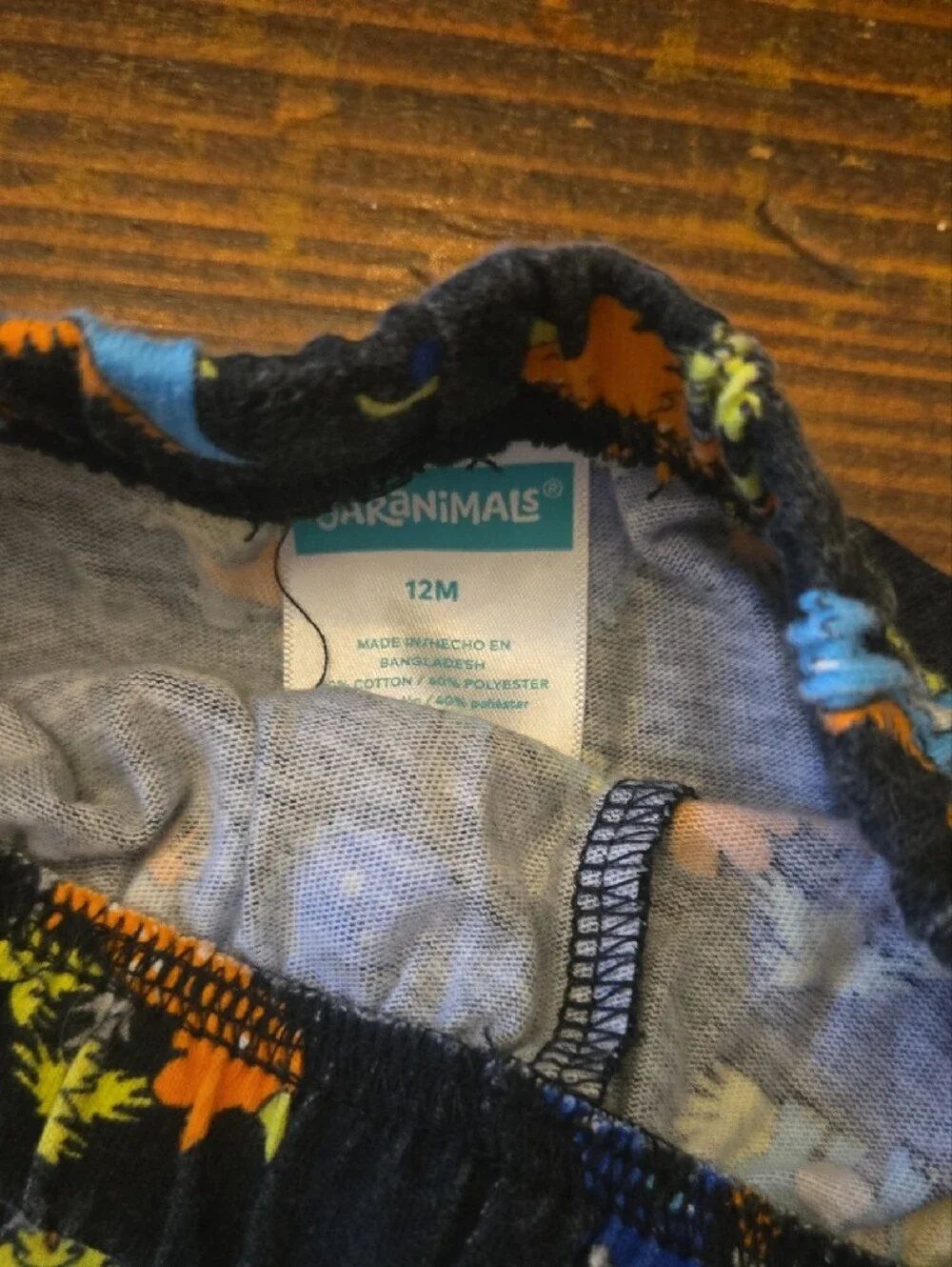 Garanimals White & Black Dinosaur Onesie and Shorts Set